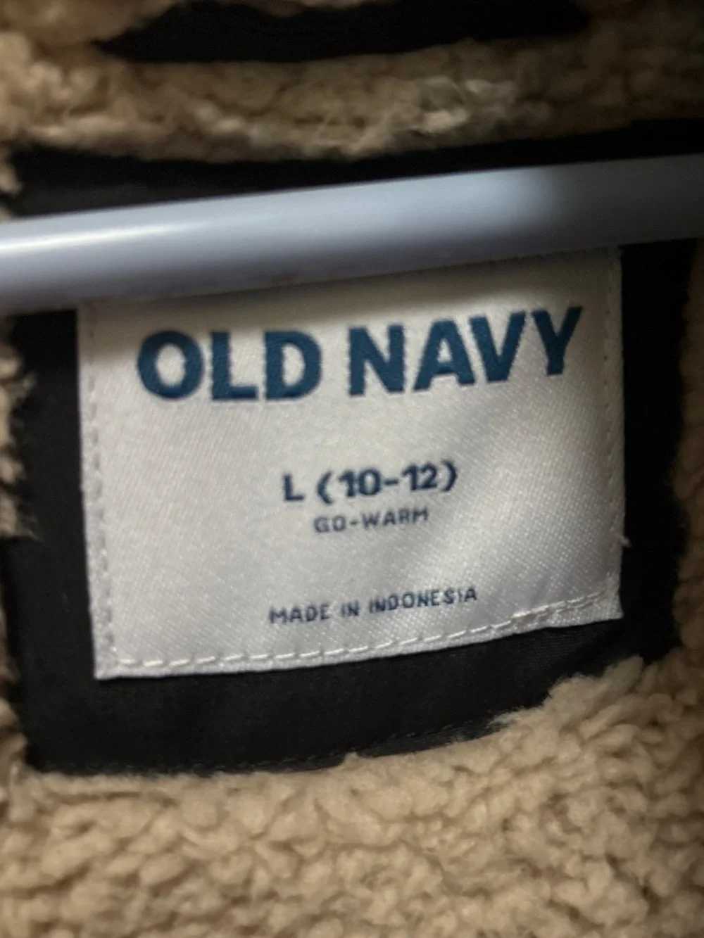 Old Navy Kids Black Puffer Jacket with Faux-Fur Trim